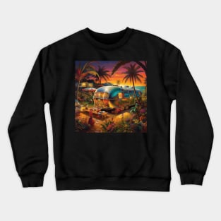 Camping at Trestles Crewneck Sweatshirt